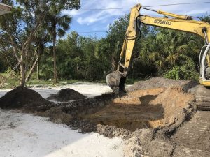 Martin Septic System project start