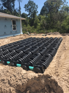 septic tank installation drainfield