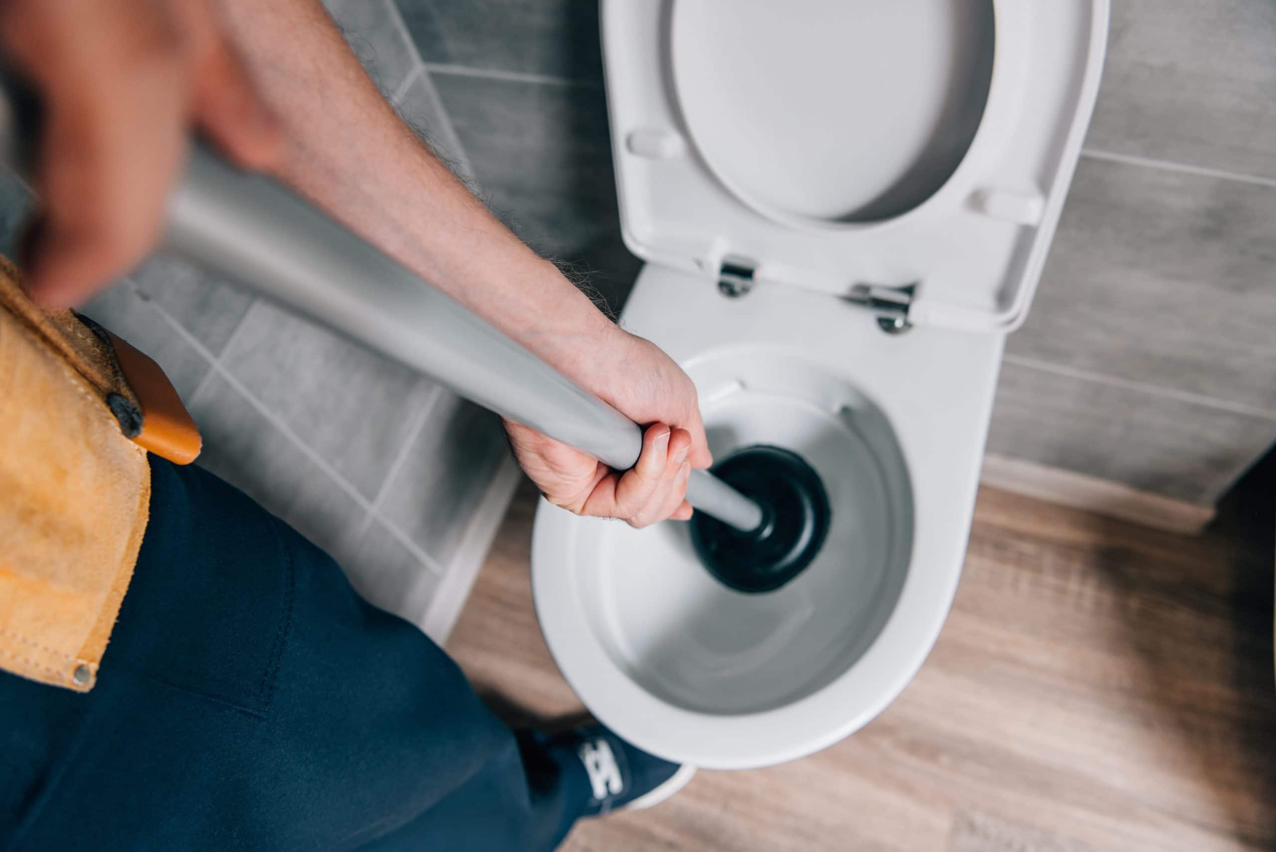 Toilet Clog - 2 Quick Methods To Fix • Martin Septic Service